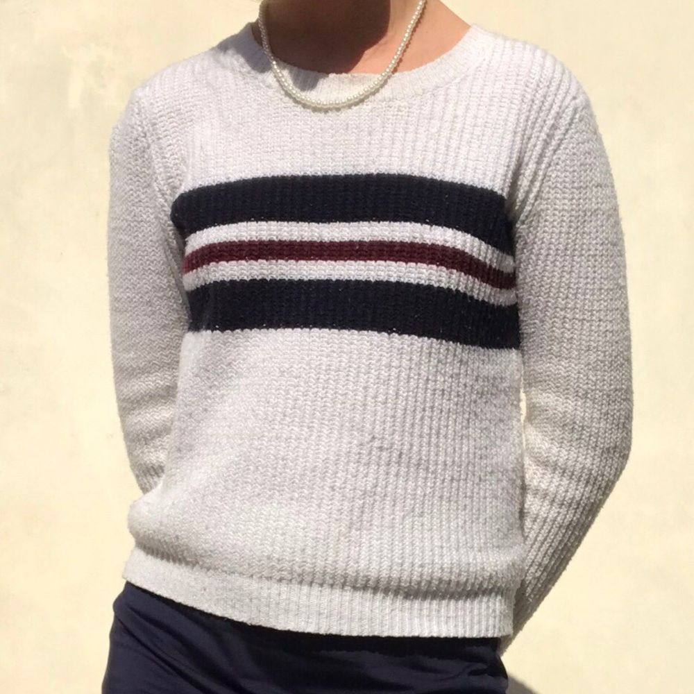 Striped Knitted Sweater